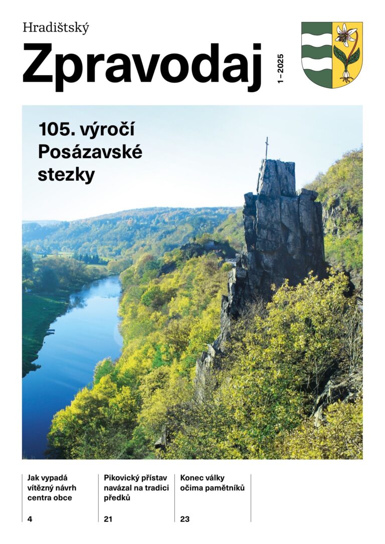 Obálka – Hradištský zpravodaj 1/2025