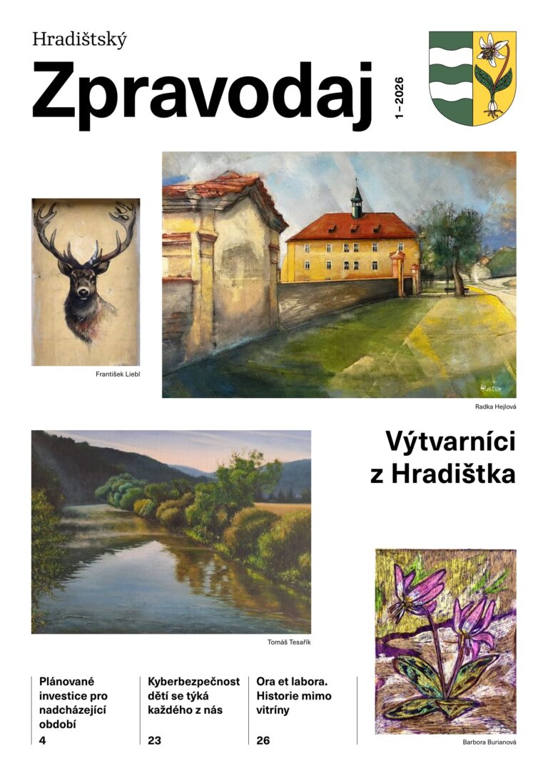 Obálka – Hradištský zpravodaj 1/2026